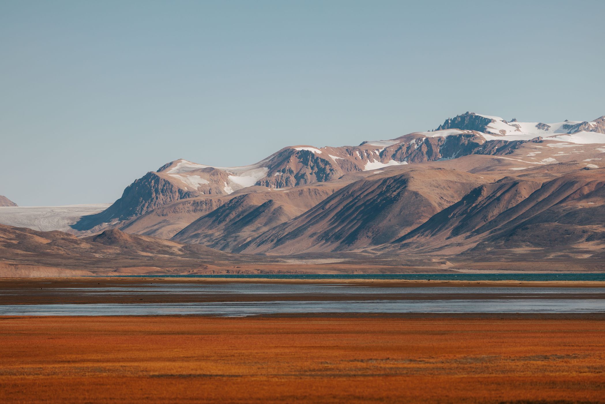 Landscape near Nerlerit Inaat Lufthavn, Scoresbysund, Greenland