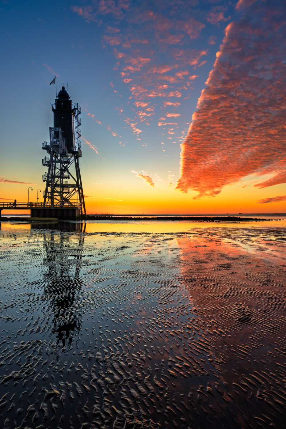 Lighthouse Obereversand, Germany