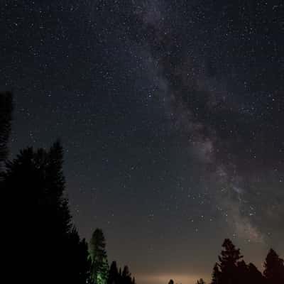 Milky Way on the Mountains, Austria