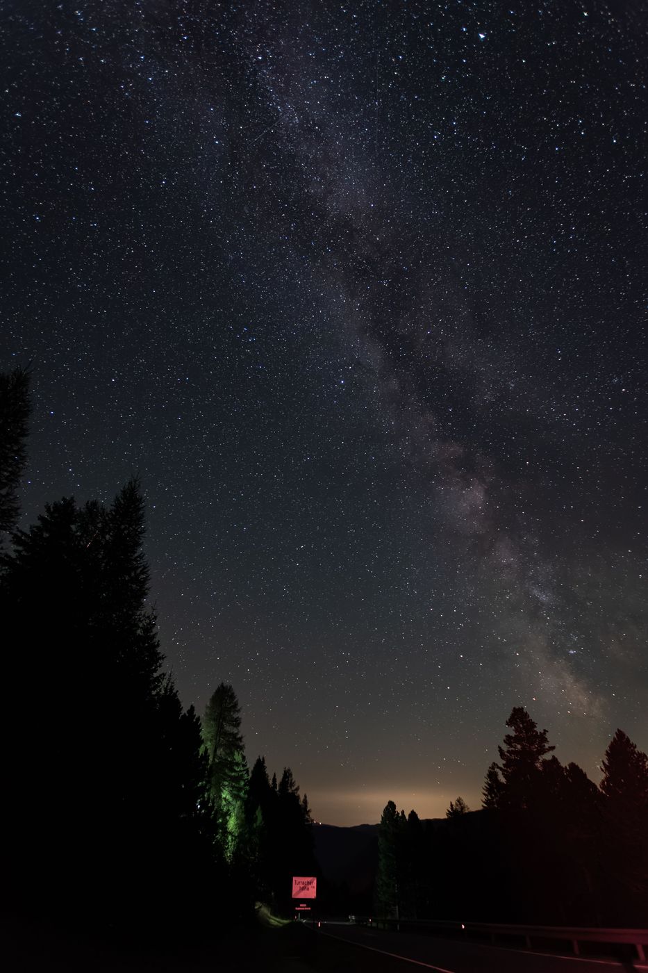 Milky Way on the Mountains, Austria