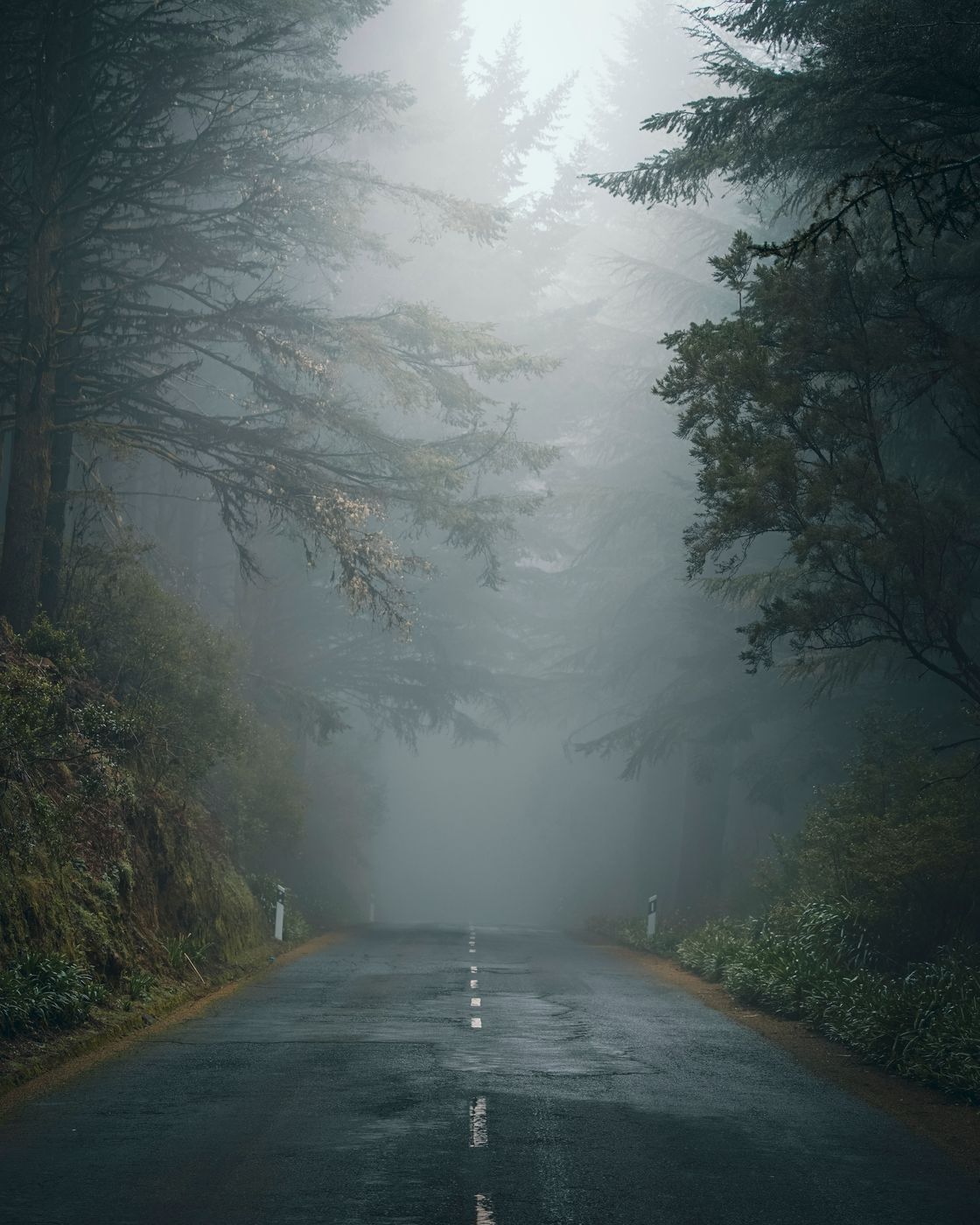 Misty Way to Pico do Arieiro, Portugal