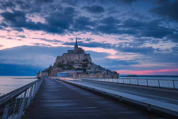 Mont Saint-Michel from Bridge