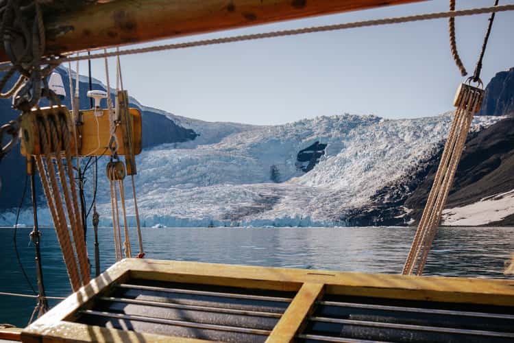 Moon glacier, Scoresbysund
