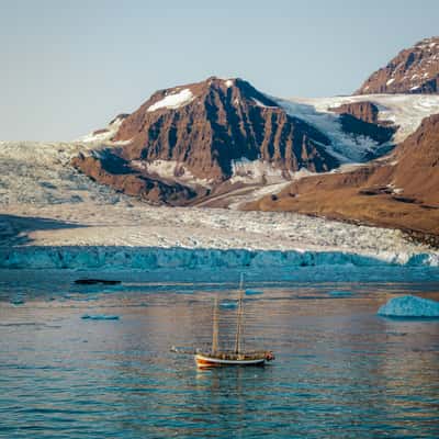 Moon glacier, Scoresbysund, Greenland