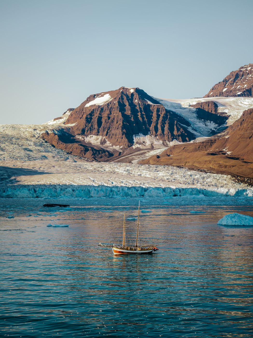 Moon glacier, Scoresbysund, Greenland