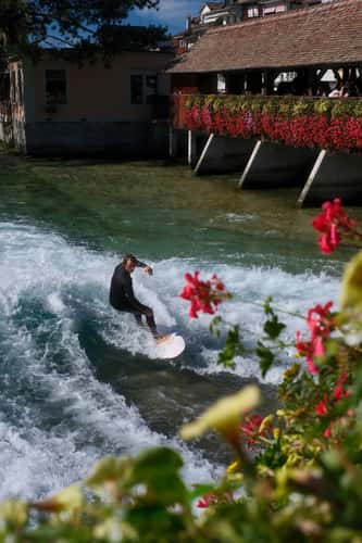 Mühleschleuse, Surf spot, Thun