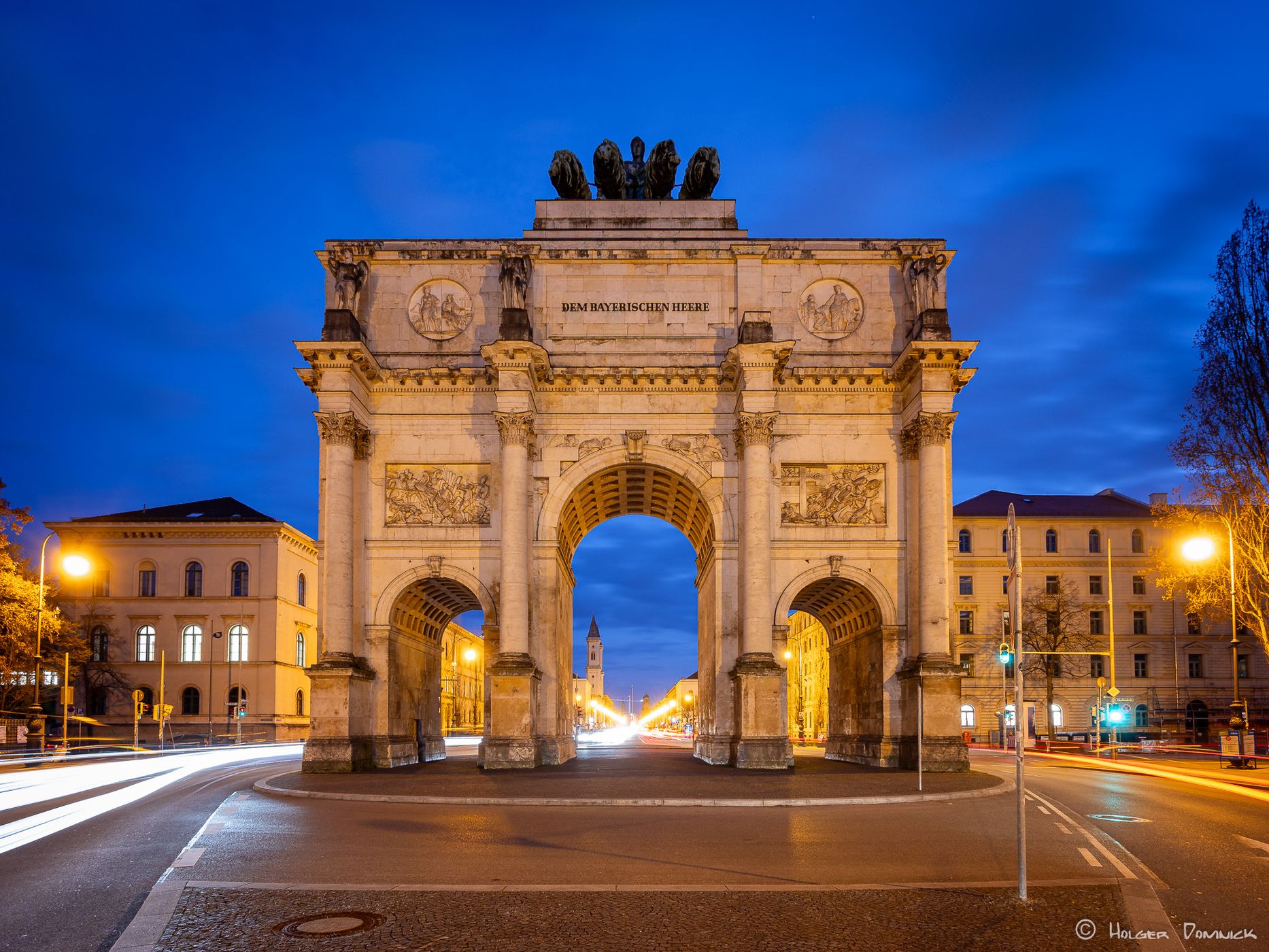 Munich Siegestor (Victory Gate), Germany