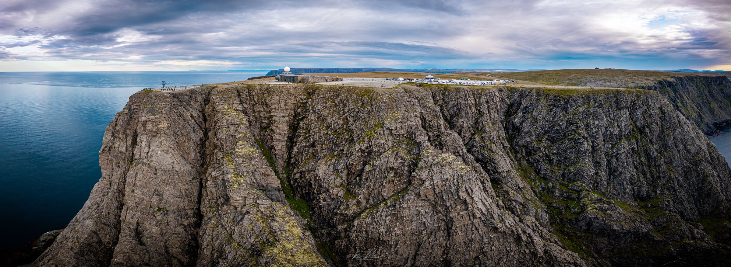 Nordkapp from the air, Norway