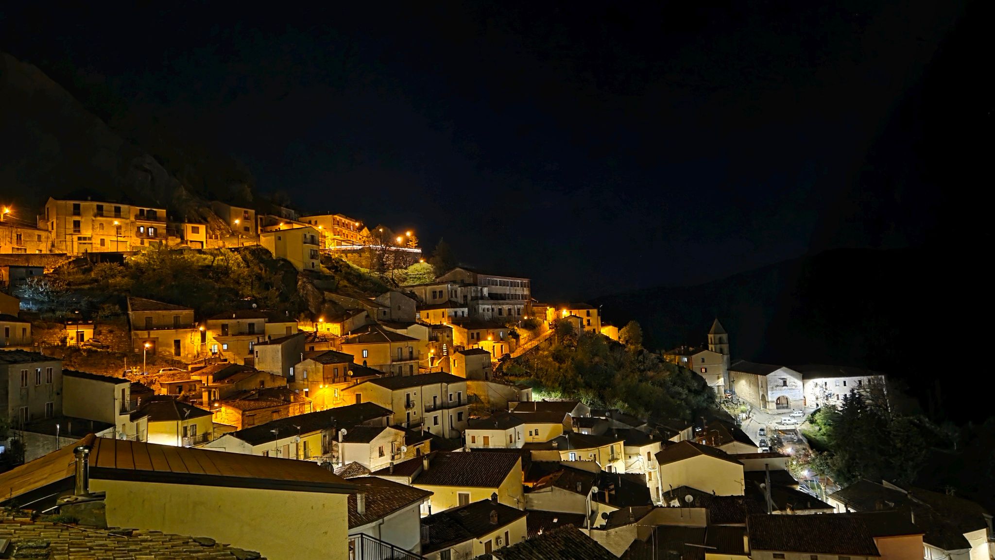 Pietrapertosa cityscape, Italy