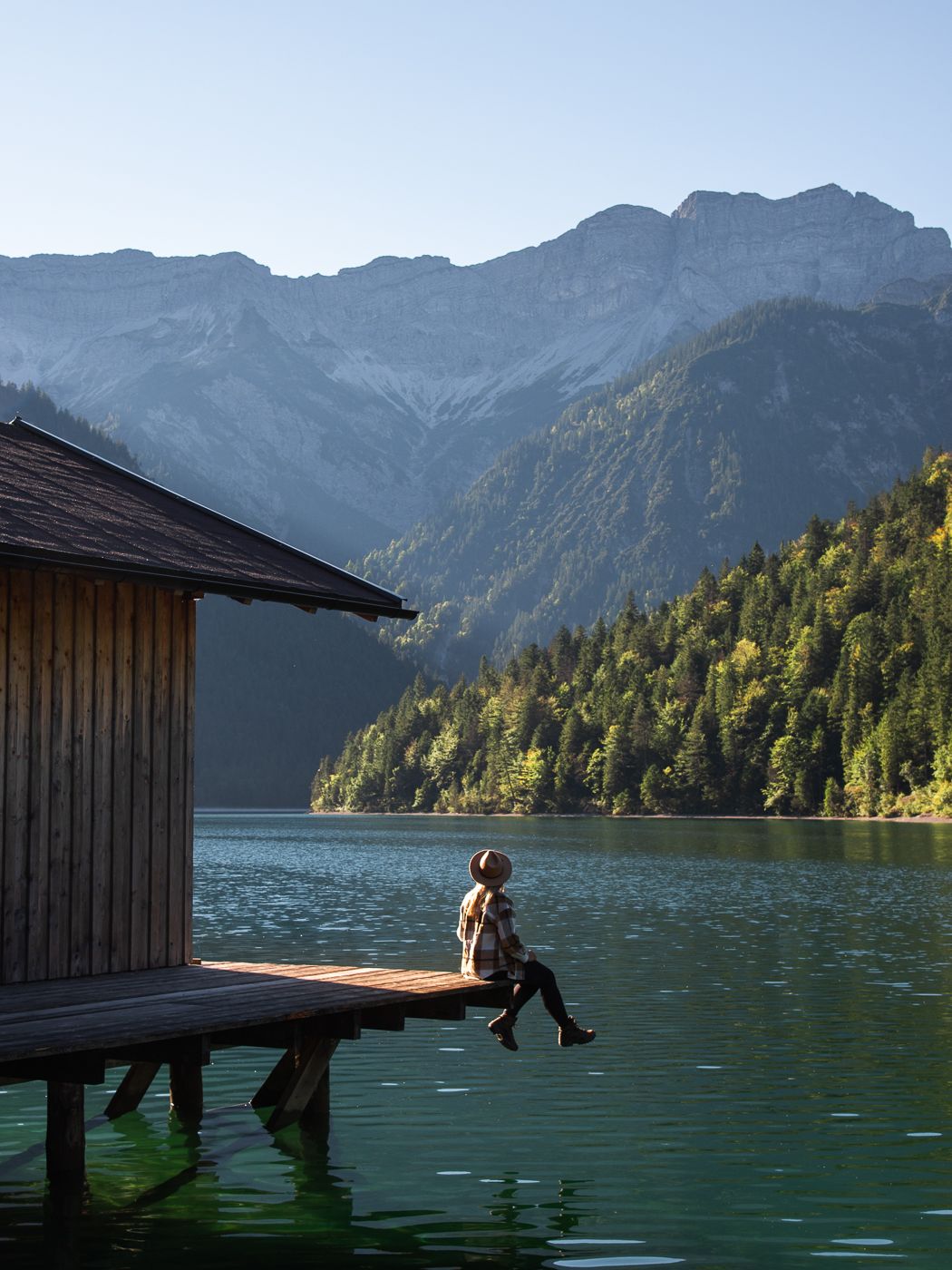 Plansee boat house, Austria