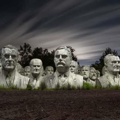 President's heads, USA