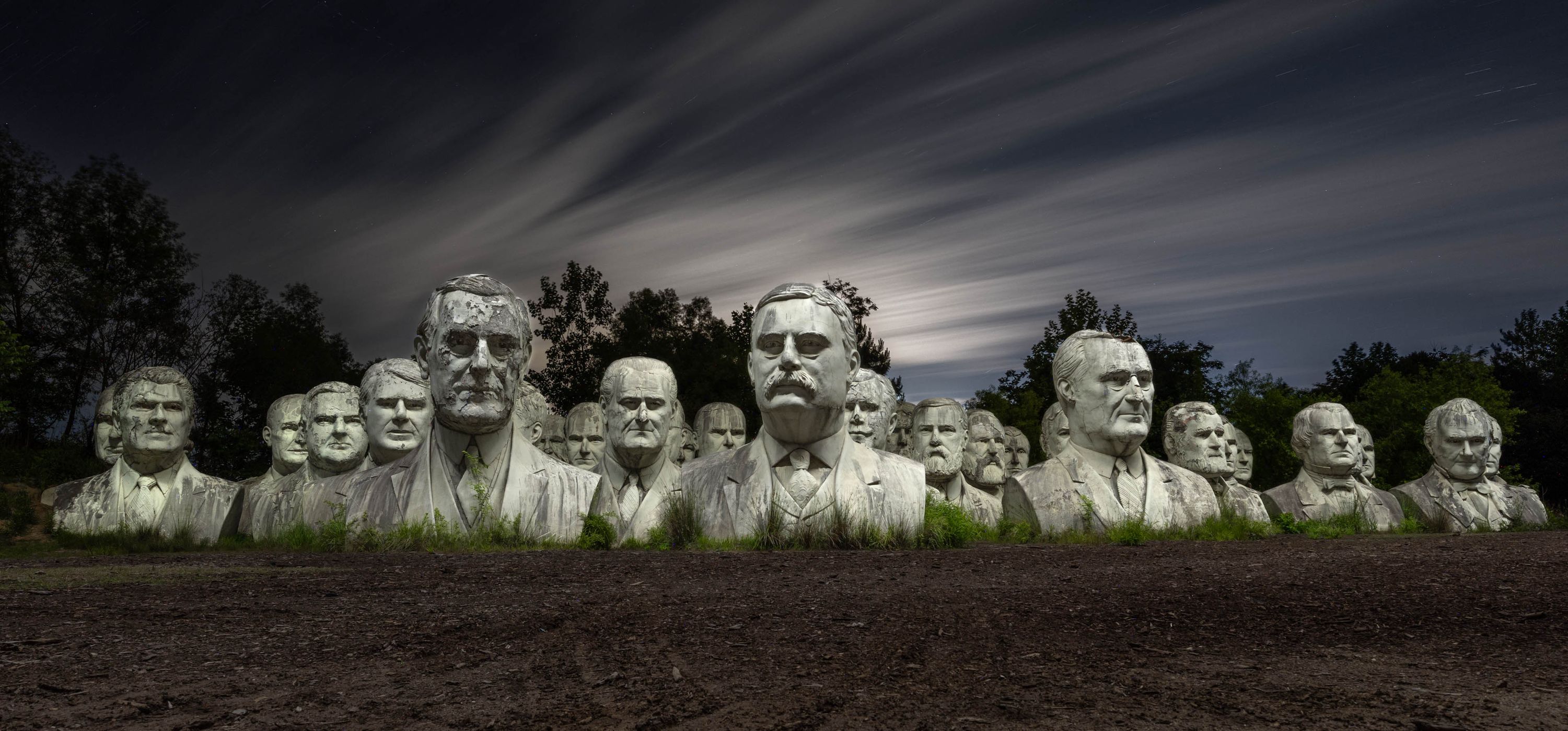 President's heads, USA