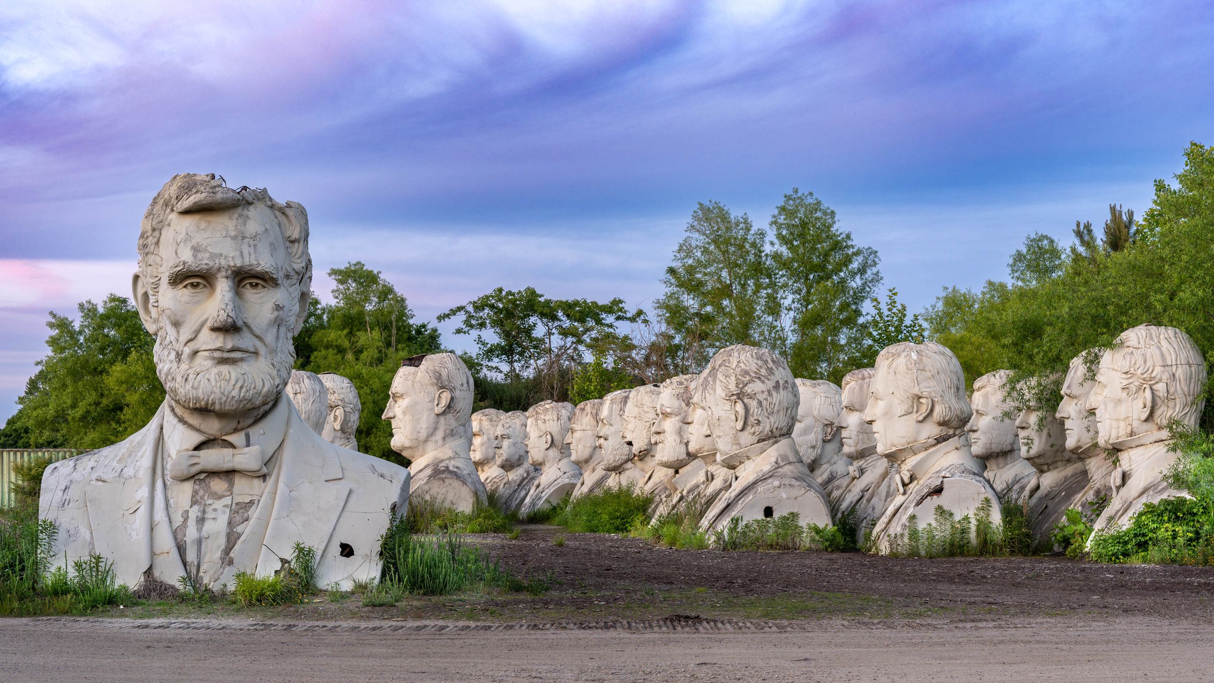 President's heads, USA
