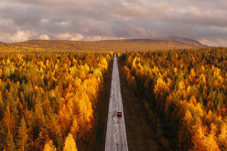 Pyhä-Luostontie street, Pyhä-Luosto