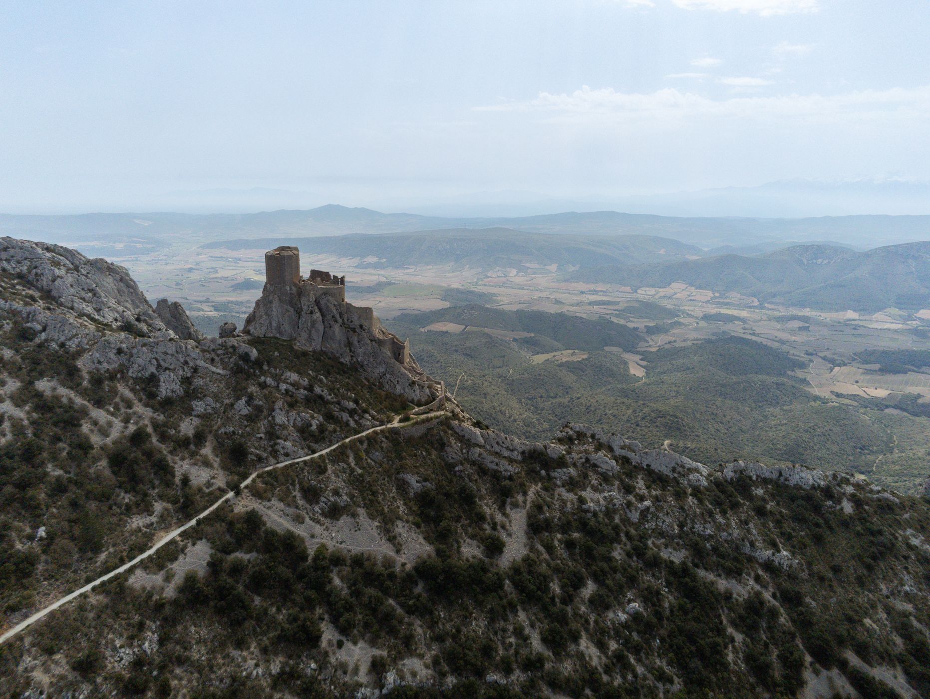 Quéribus castle, France