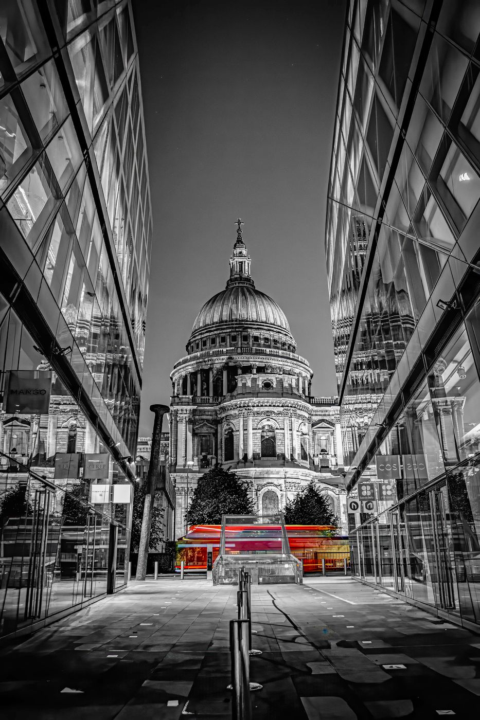 Reflection of St Paul's Cathedral, London, United Kingdom