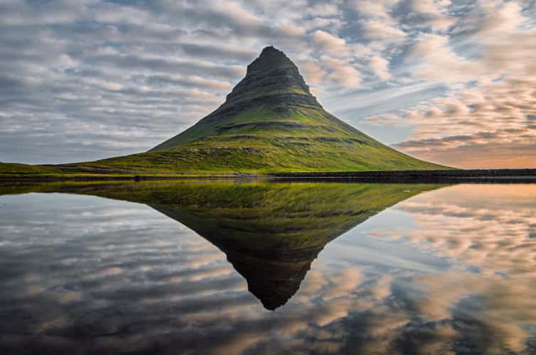 Reflection pool at Kirkjufell