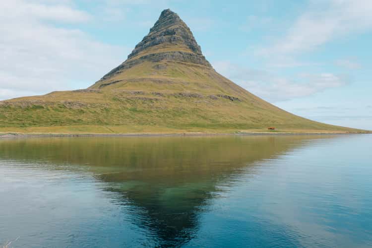 Reflection pool at Kirkjufell