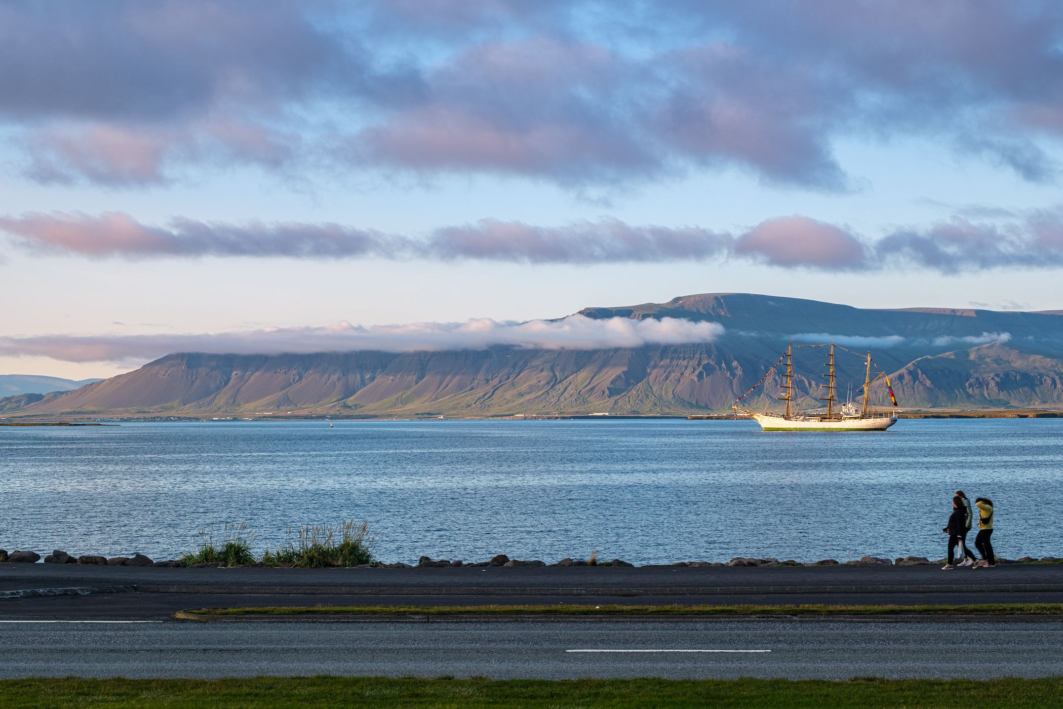 Reykjavik Harbour View of Engey, Iceland