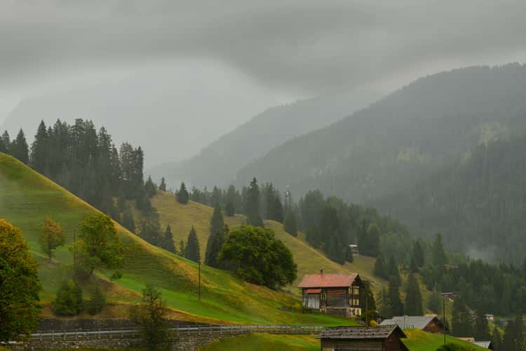 Road up to Arosa