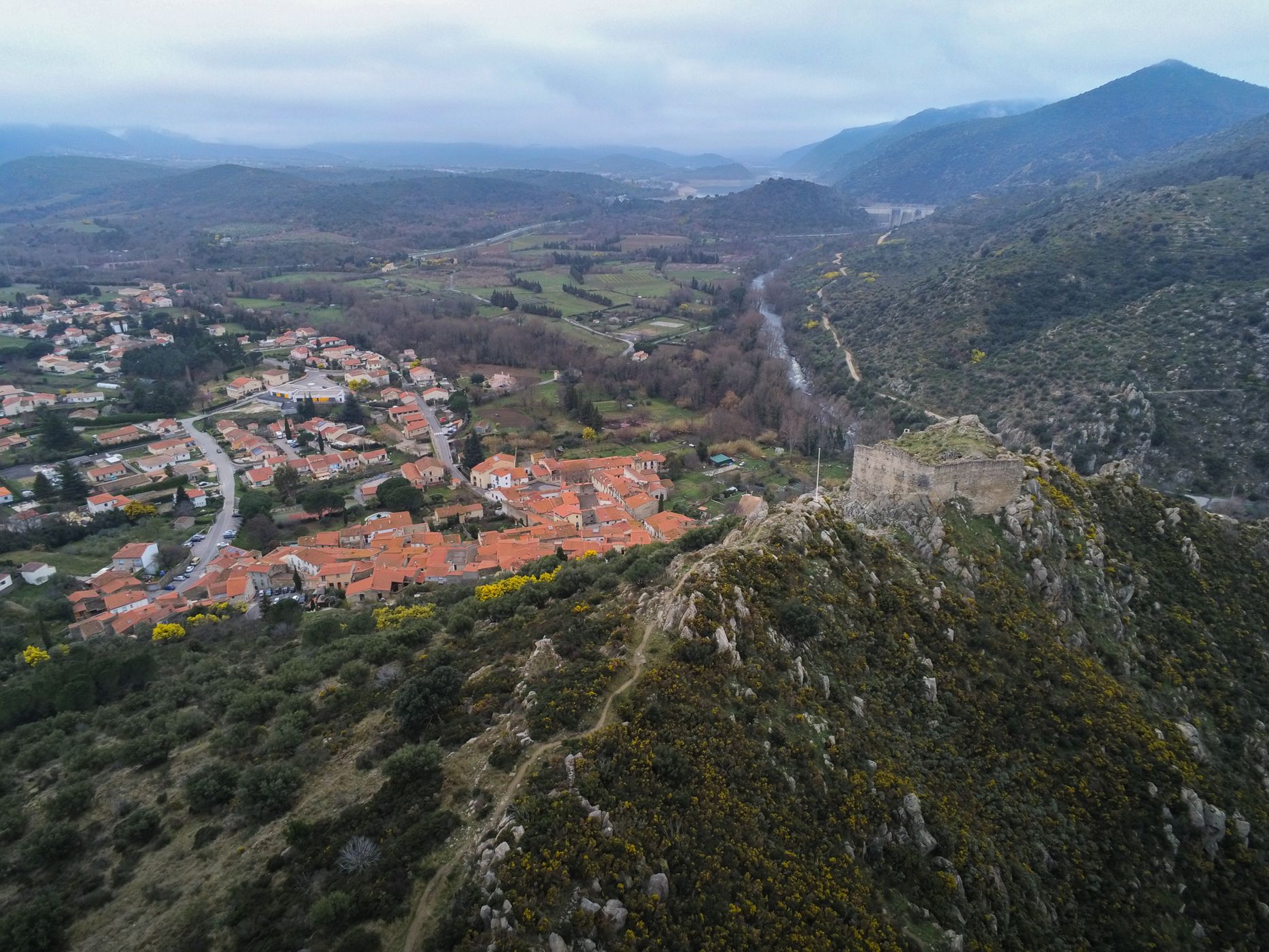 Rodes' castle, France
