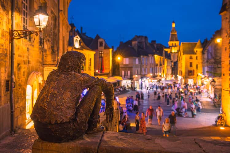 Rue Magnanat in Sarlat-la-Canéda, France