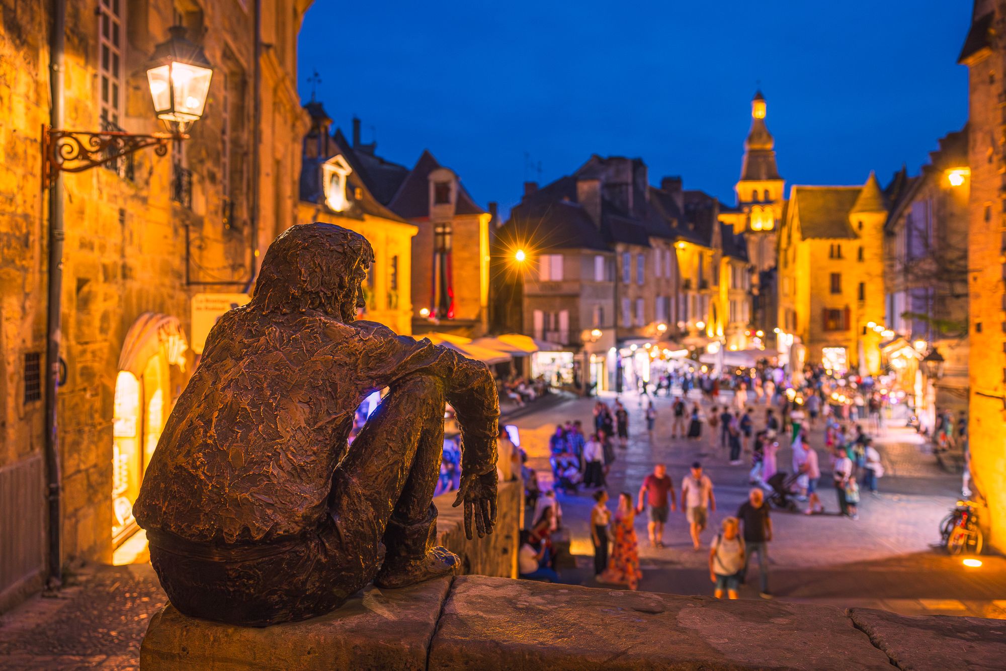 Rue Magnanat in Sarlat-la-Canéda, France, France