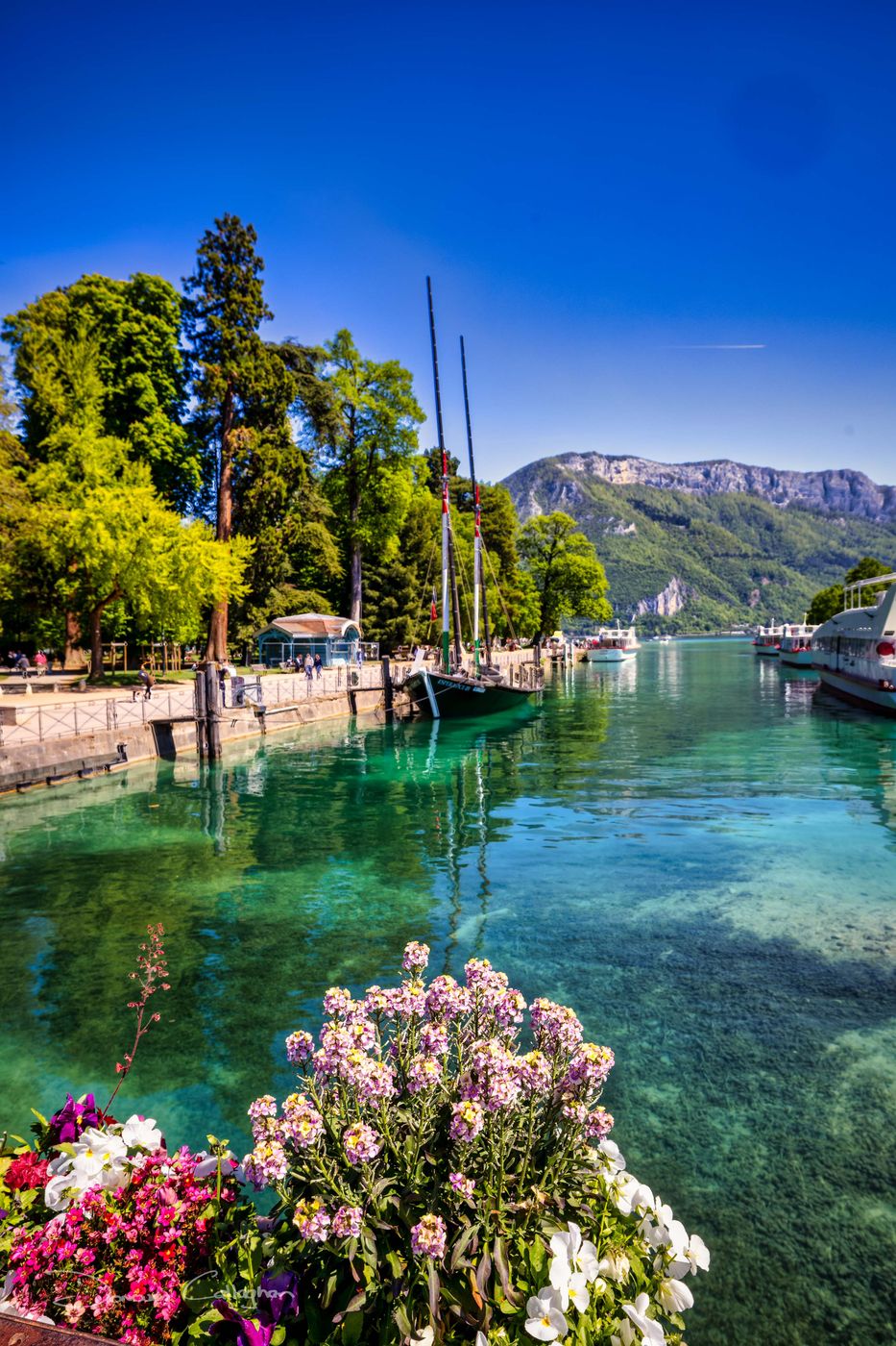 Sail Boat, Annecy, France