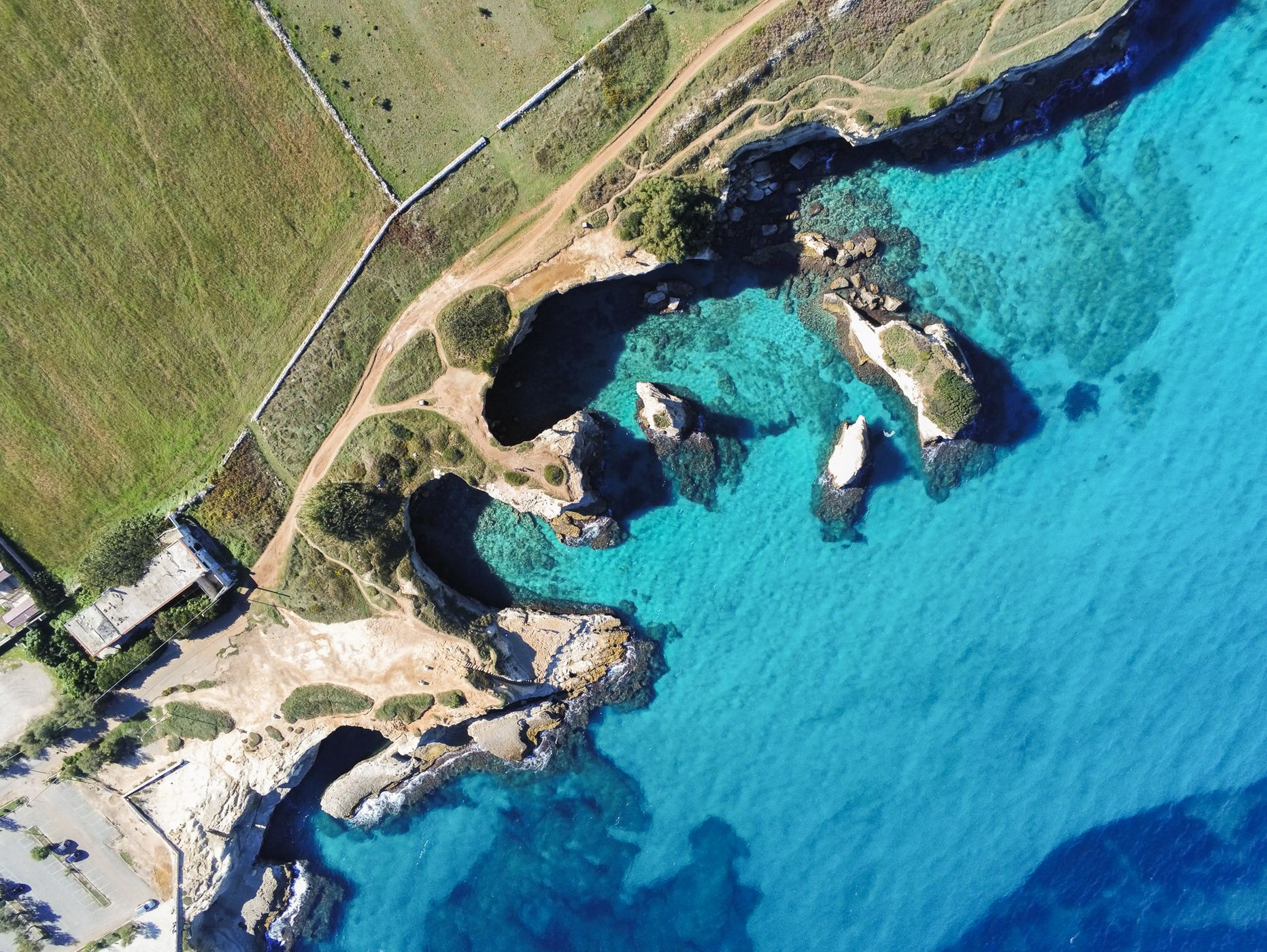 Sant’Andrea Sea Stacks, Italy