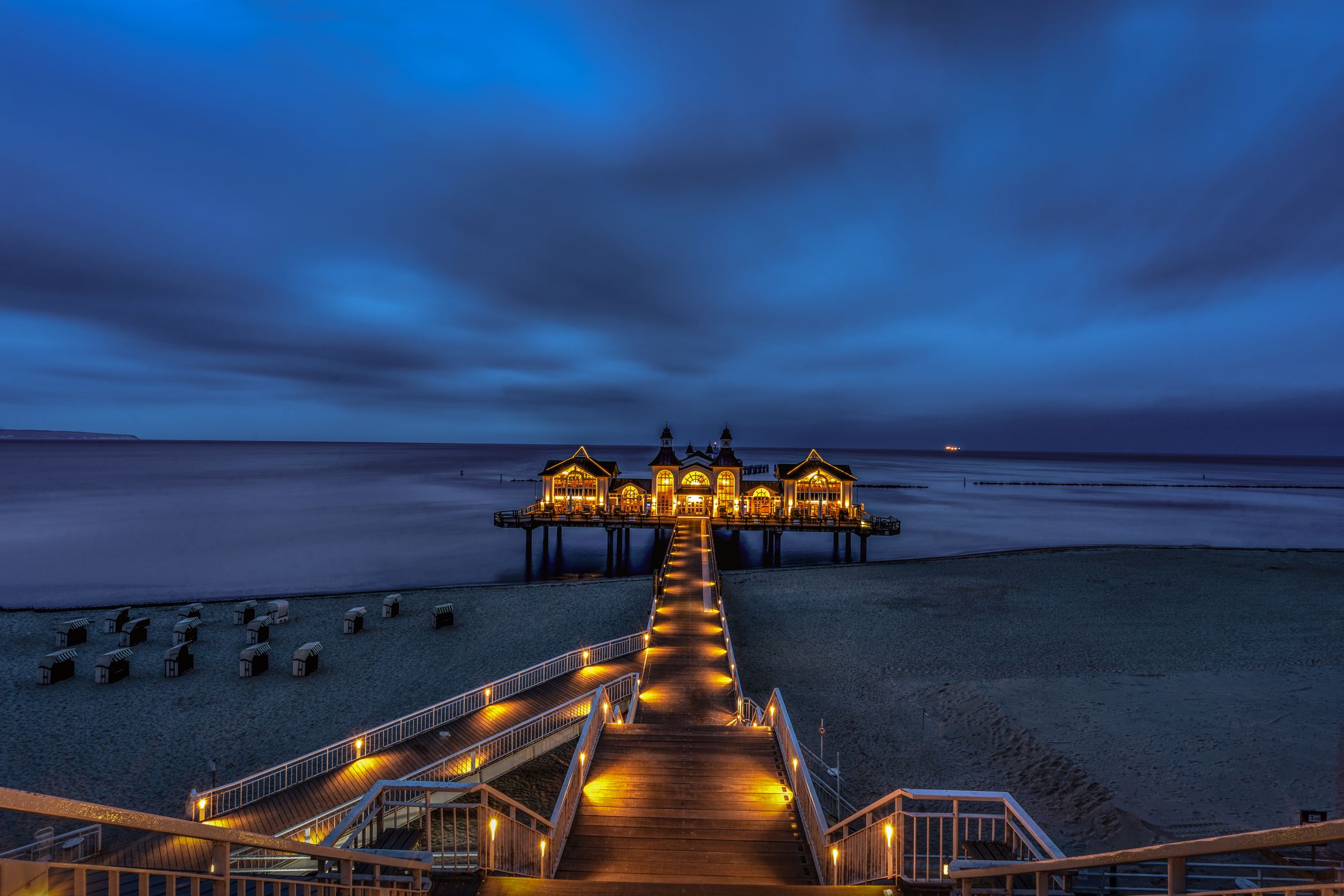 Sellin Pier front view, Germany