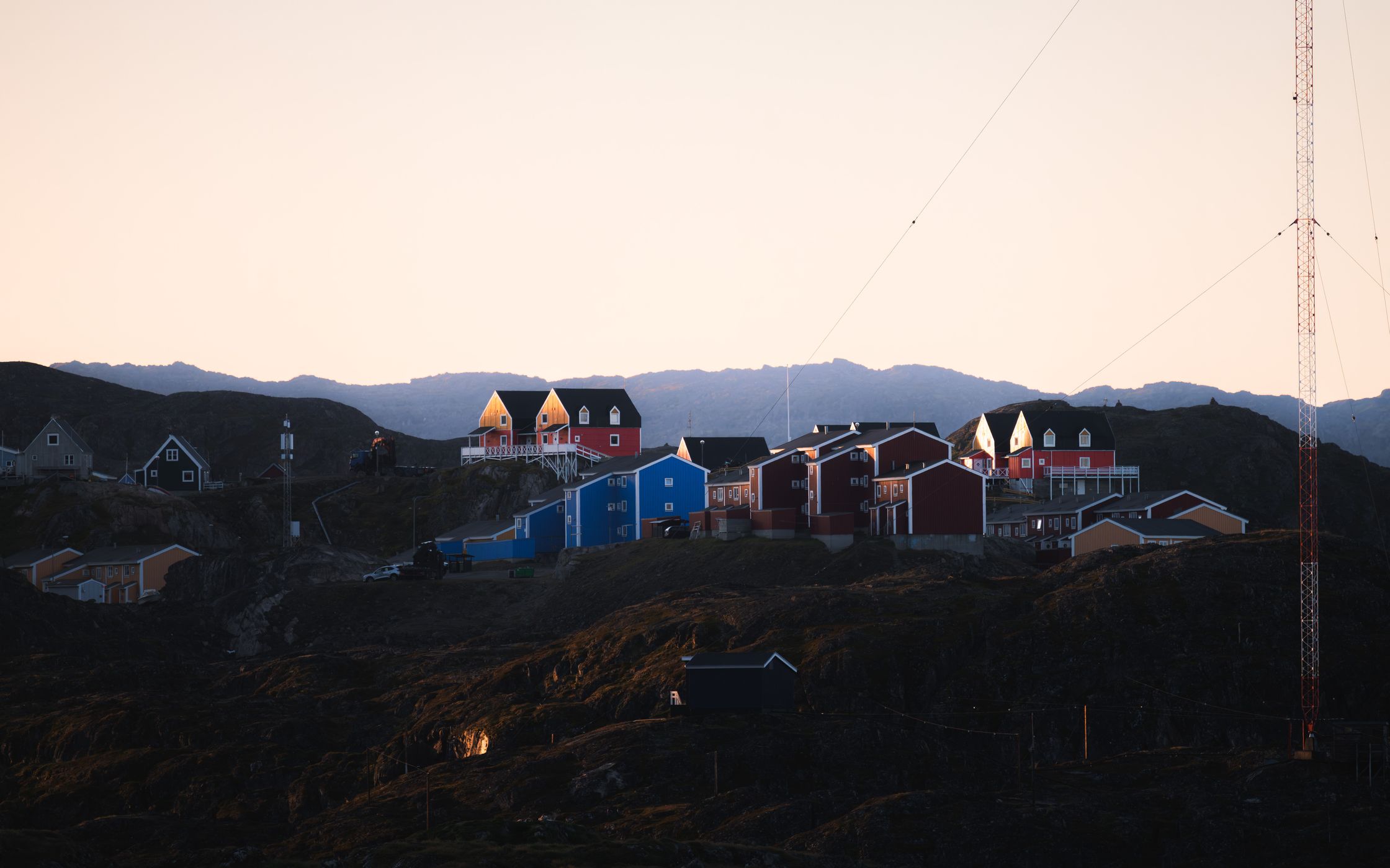 Sisimiut Colorful Houses South, Greenland