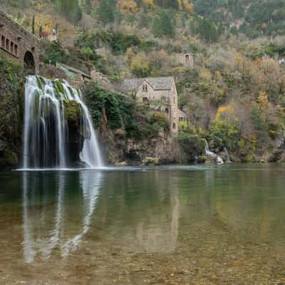 St Chély du Tarn waterfall, France