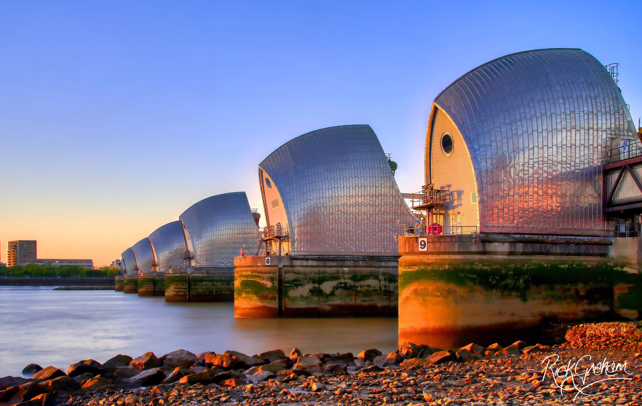 Thames Barrier South Side, London, United Kingdom