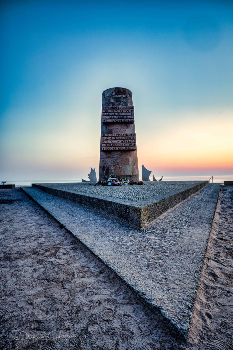 The Braves Sculpture, Omaha Beach, France
