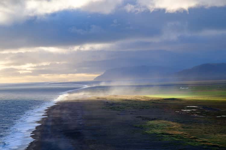 The Endless Black Beach from Dyrhólaey Viewpoint