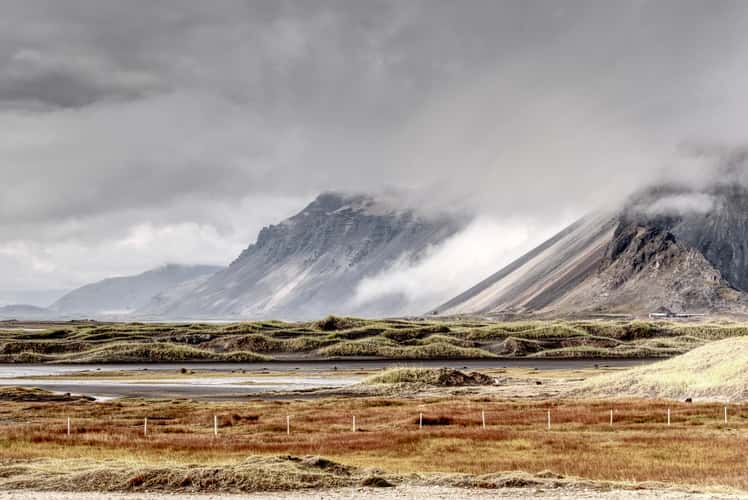 Vestrahorn from the beach, Stokkness
