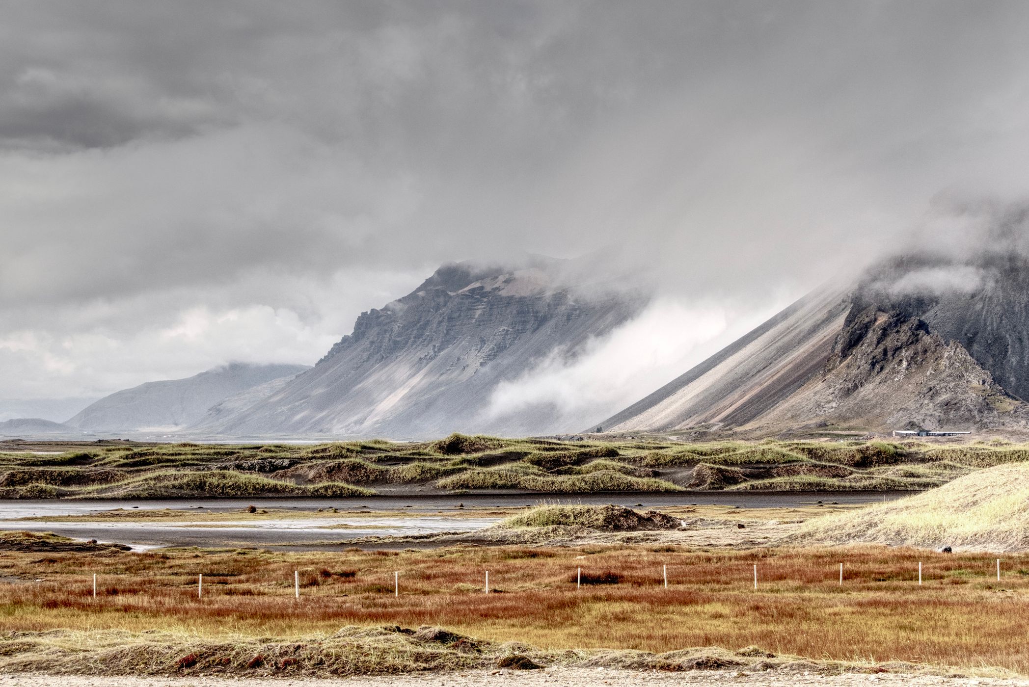 Vestrahorn from the beach, Stokkness, Iceland