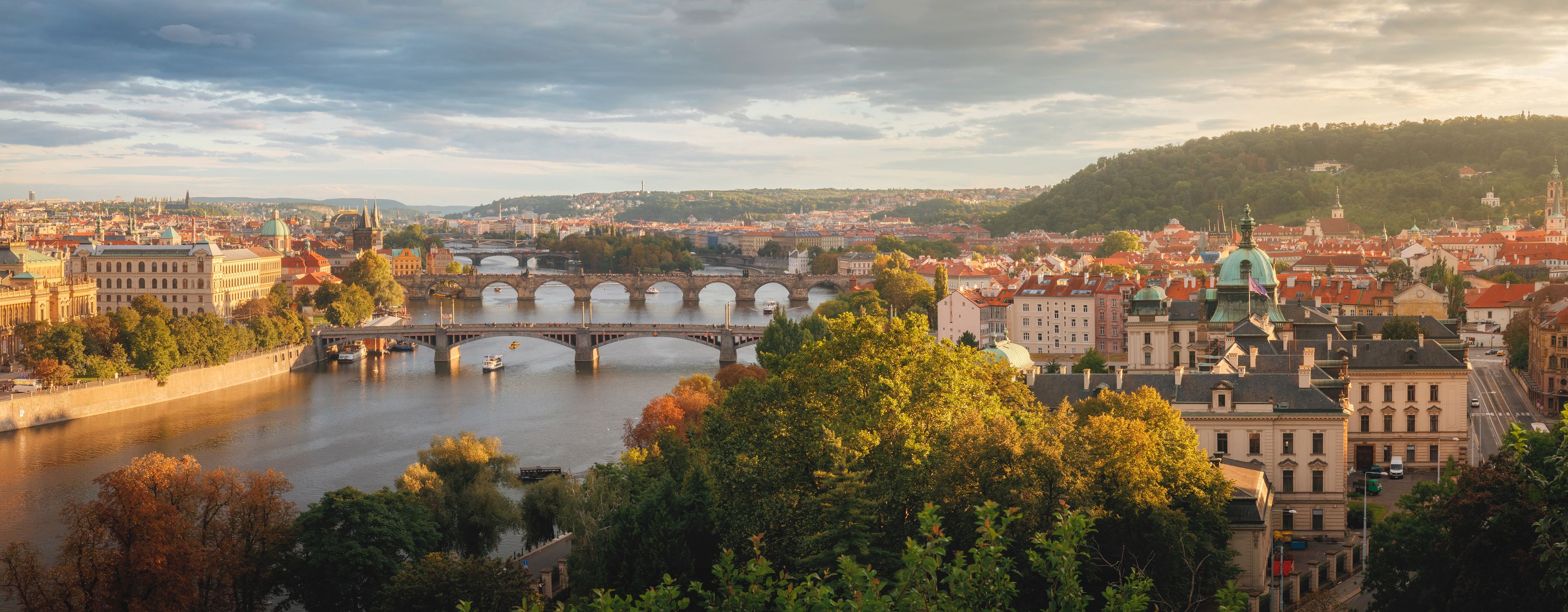 View of Prague from Letná Park, Czech Republic