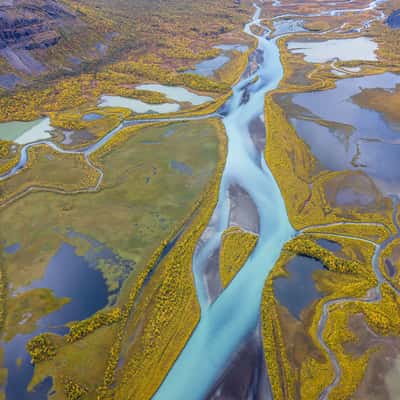 View across the Rapadalen Valley, Sweden