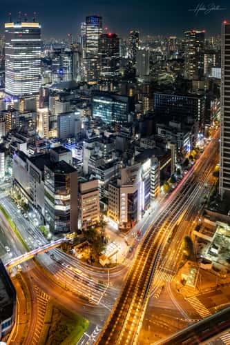 View from the The Prince Gallery Tokyo Kioicho Hotel