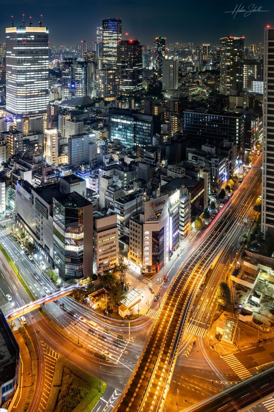 View from the The Prince Gallery Tokyo Kioicho Hotel, Japan