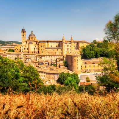 View on Urbino, Italy