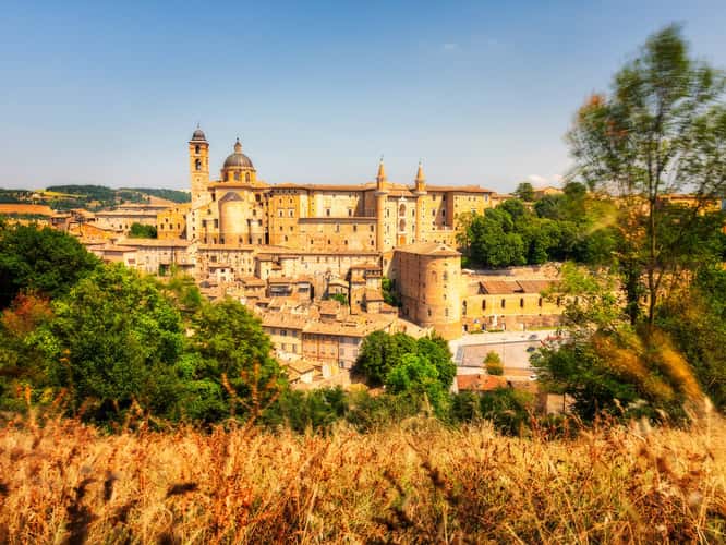 View on Urbino