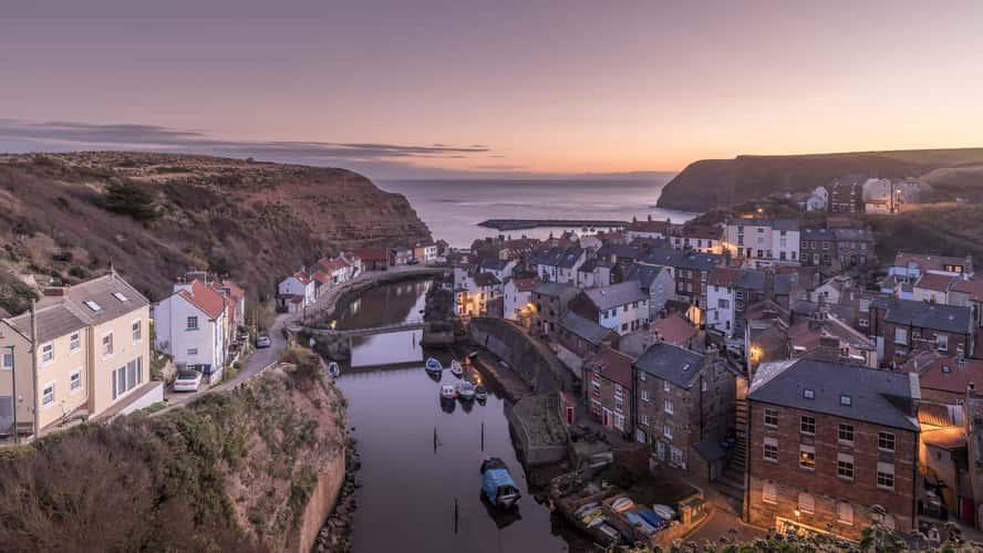 View over Staithes