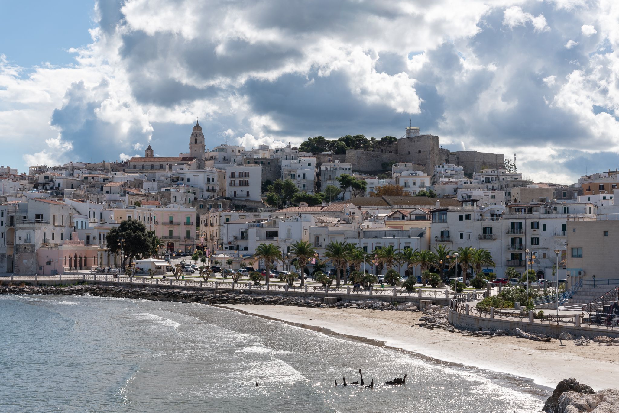 View over Vieste, Italy