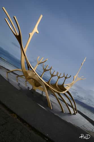 Viking monument, Reykjavik