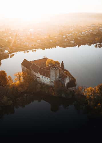 Wasserburg Flechtingen (Drone)