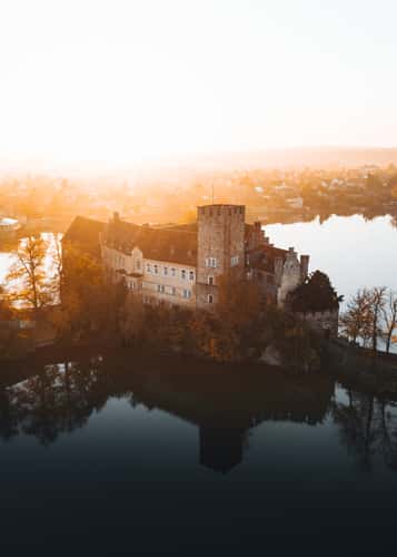 Wasserburg Flechtingen (Drone)