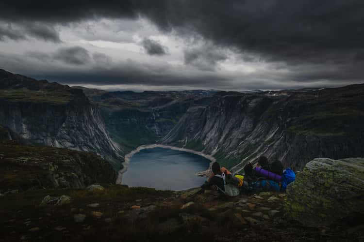 Waterfalls near Trolltunga/Norway