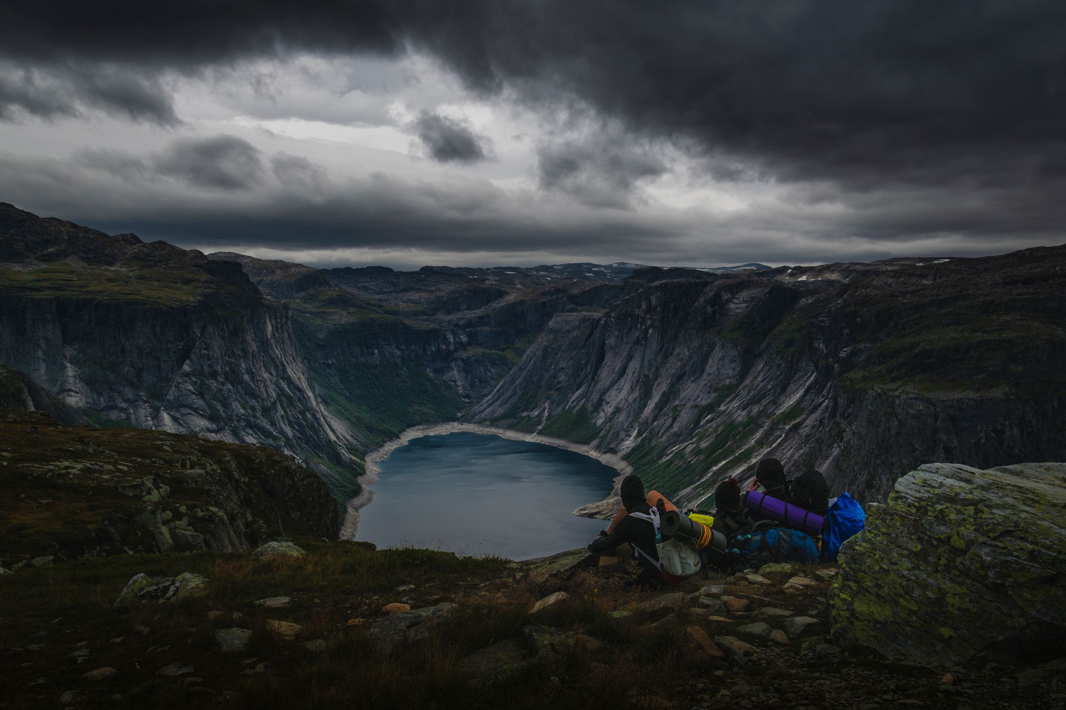 Waterfalls near Trolltunga/Norway, Norway